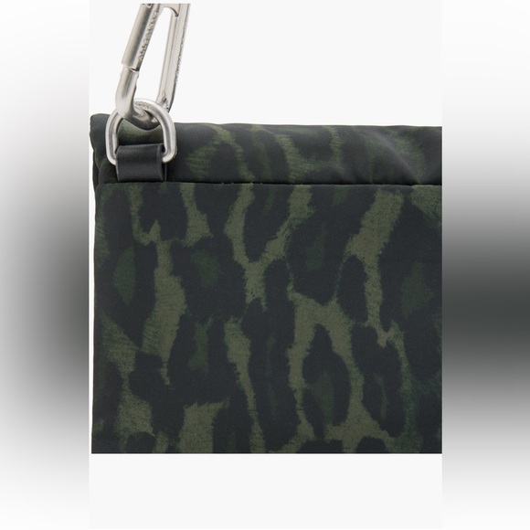 All Saints Green and Black Leopard Crossbody Bag - Picture 4 of 8